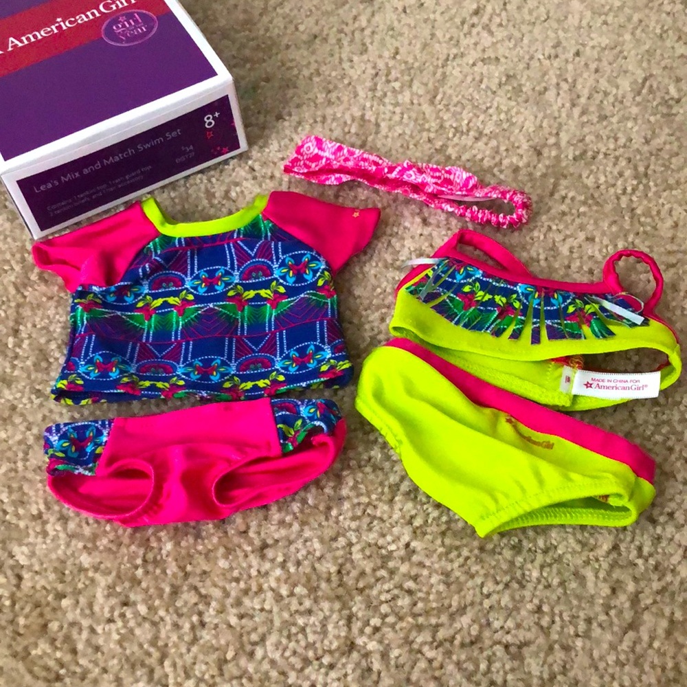 American Girl Doll Lea Clark Swim Set!